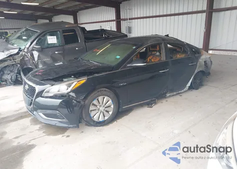 2016 Hyundai Sonata Hybrid Se from USA, damaged, VIN KMHE24L11GA009138